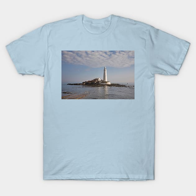 St Mary's Island under bright March sunshine T-Shirt by Violaman